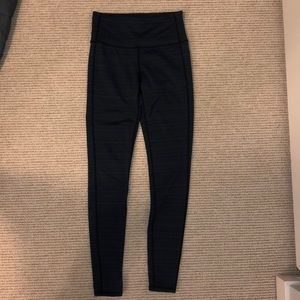 Athleta black & navy leggings- Size XS